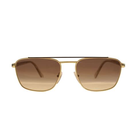 prada sunglasses gold frame